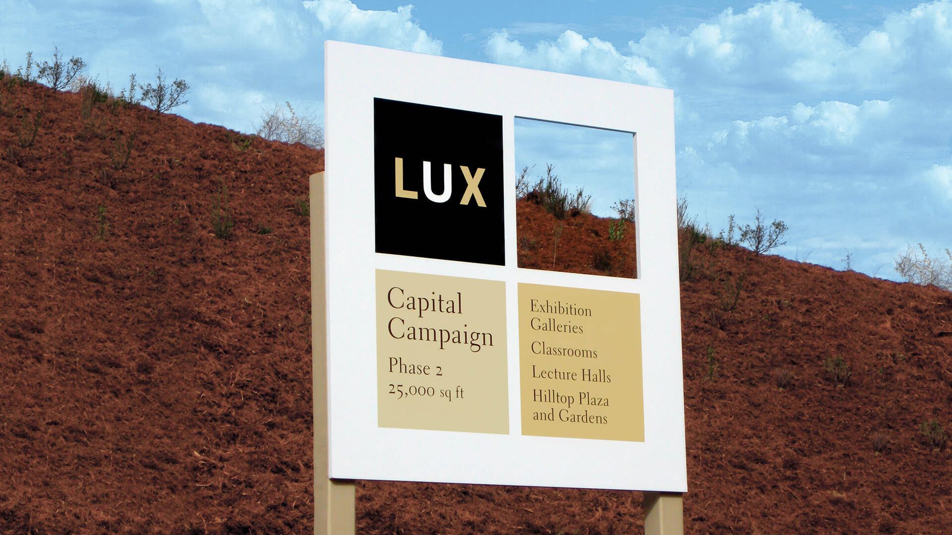Lux Miresball Signage