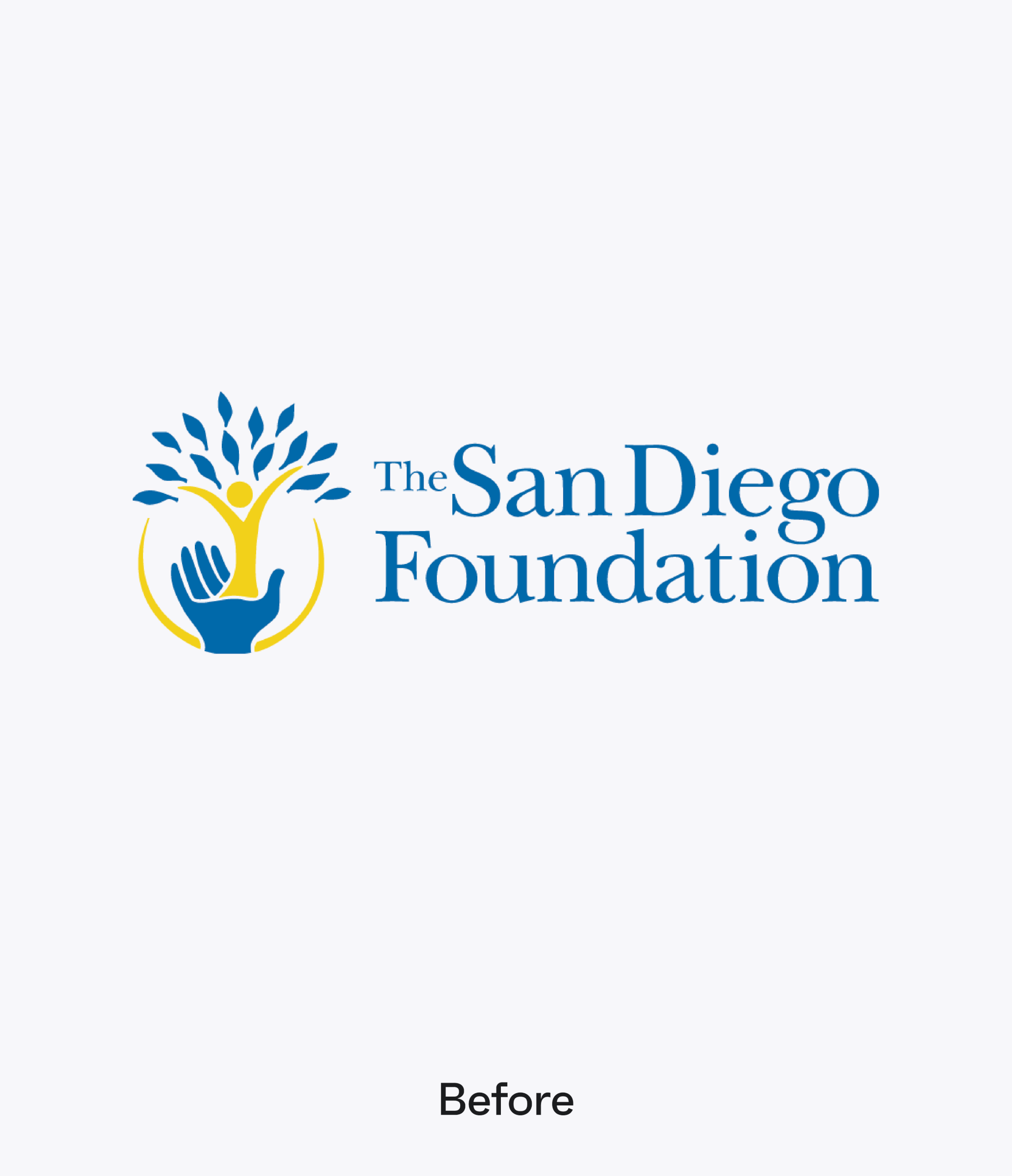 San Diego Foundation Logo Before