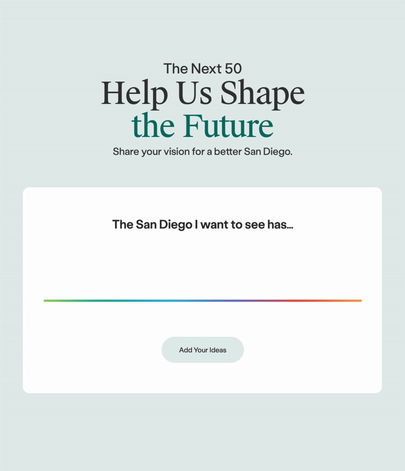 San Diego Foundation Miresball Campaign Digital Responses